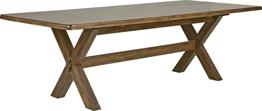 Twin Lakes Brown 96 in. Rectangle Table