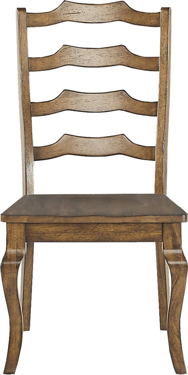 Twin Lakes Brown Ladder Back Side Chair - Thumbnail - Image 2