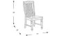Twin Lakes Off-White Slat Side Chair