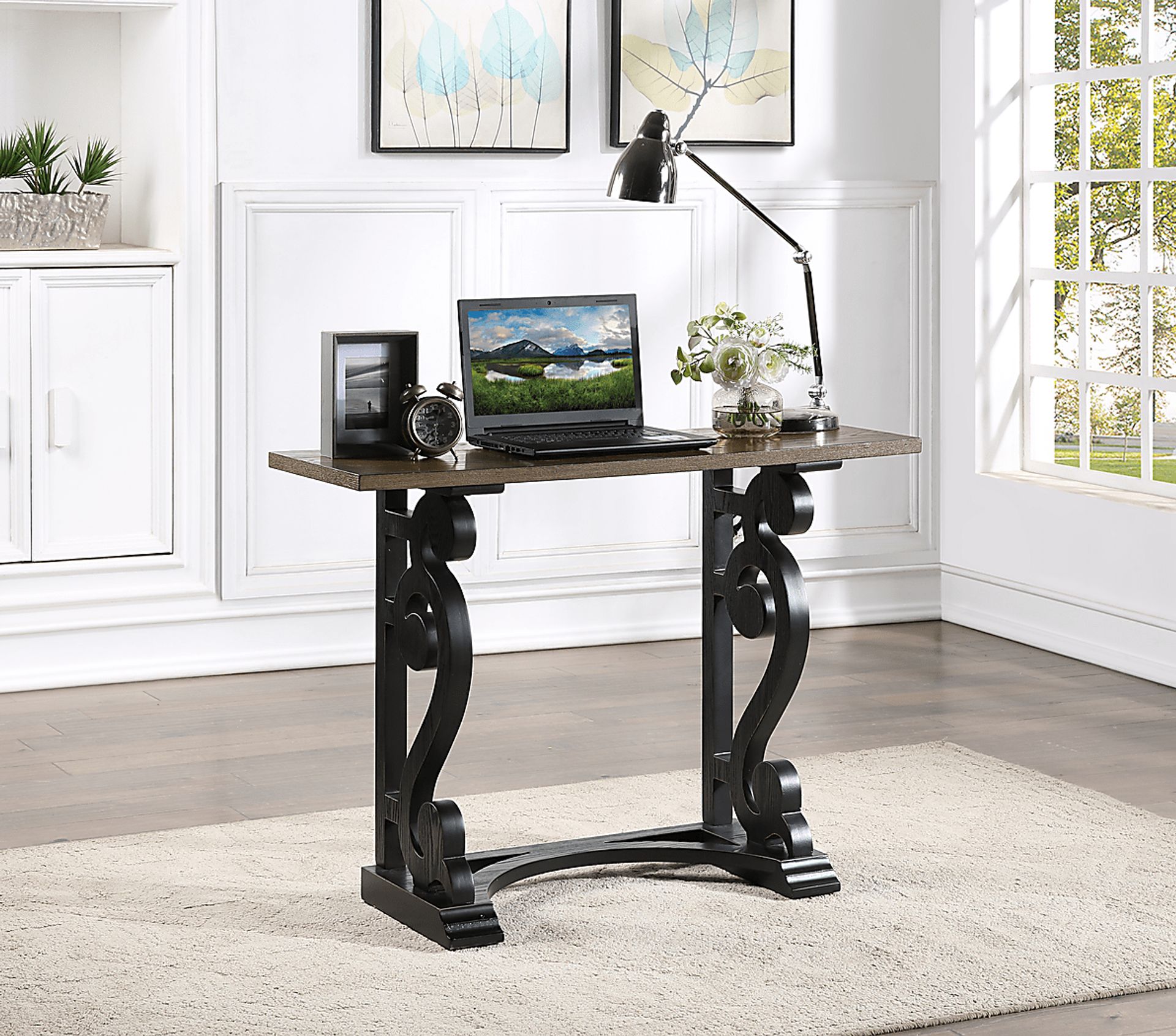 Twinbrooke Brown Desk - Image 5