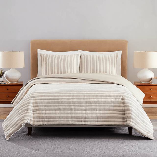 Twinmont Gray Full/Queen 3 Pc Duvet Set - Thumbnail - Image 1