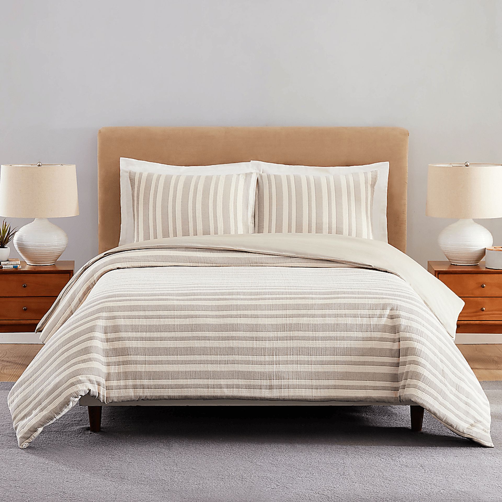 Twinmont Gray Full/Queen 3 Pc Duvet Set - Image 1