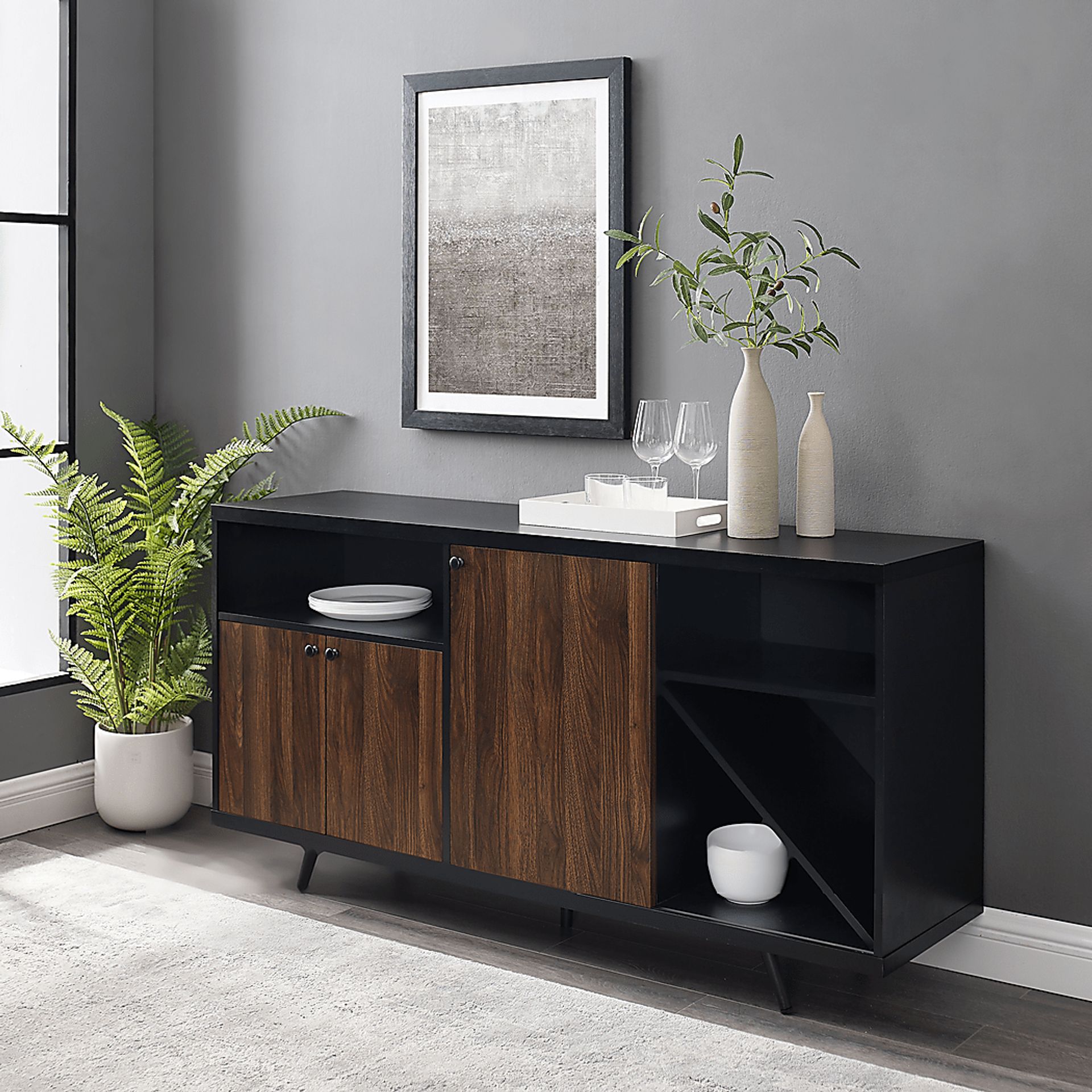 Twyman Black Sideboard - Image 2