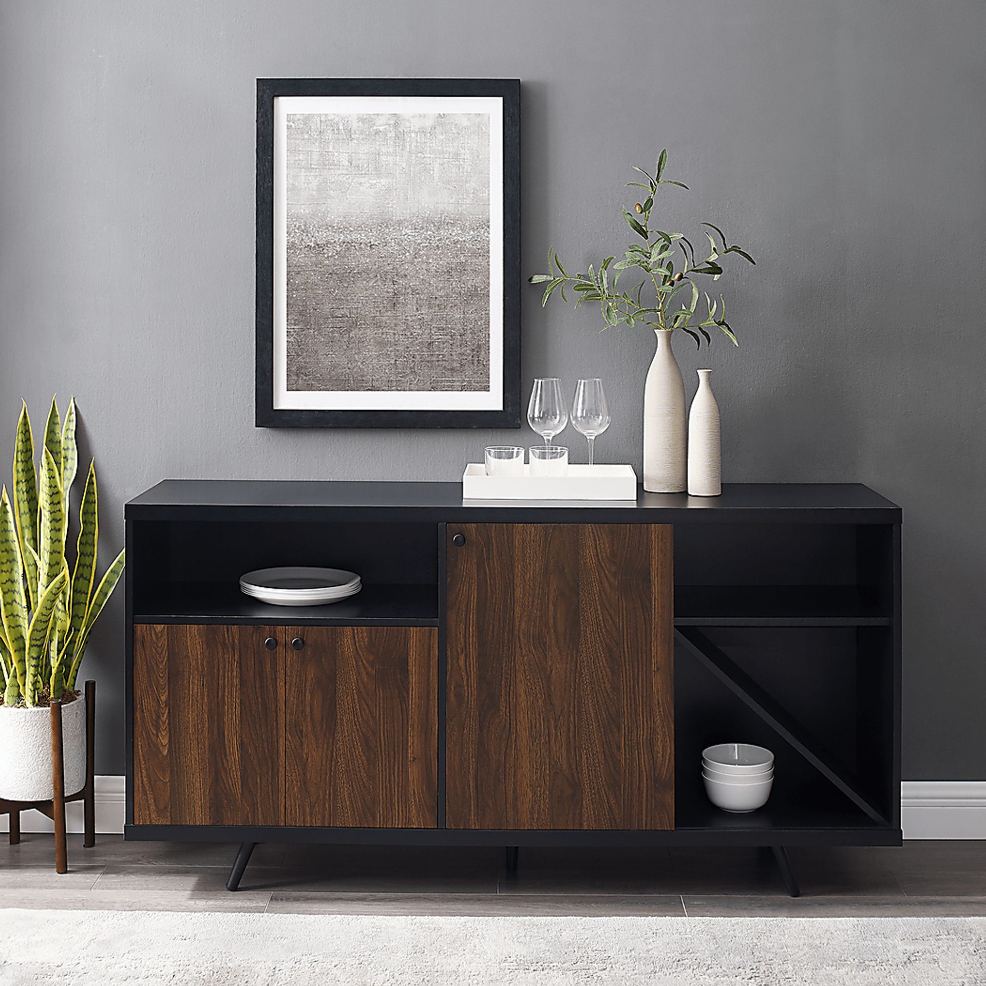 Twyman Black Sideboard - Image 3