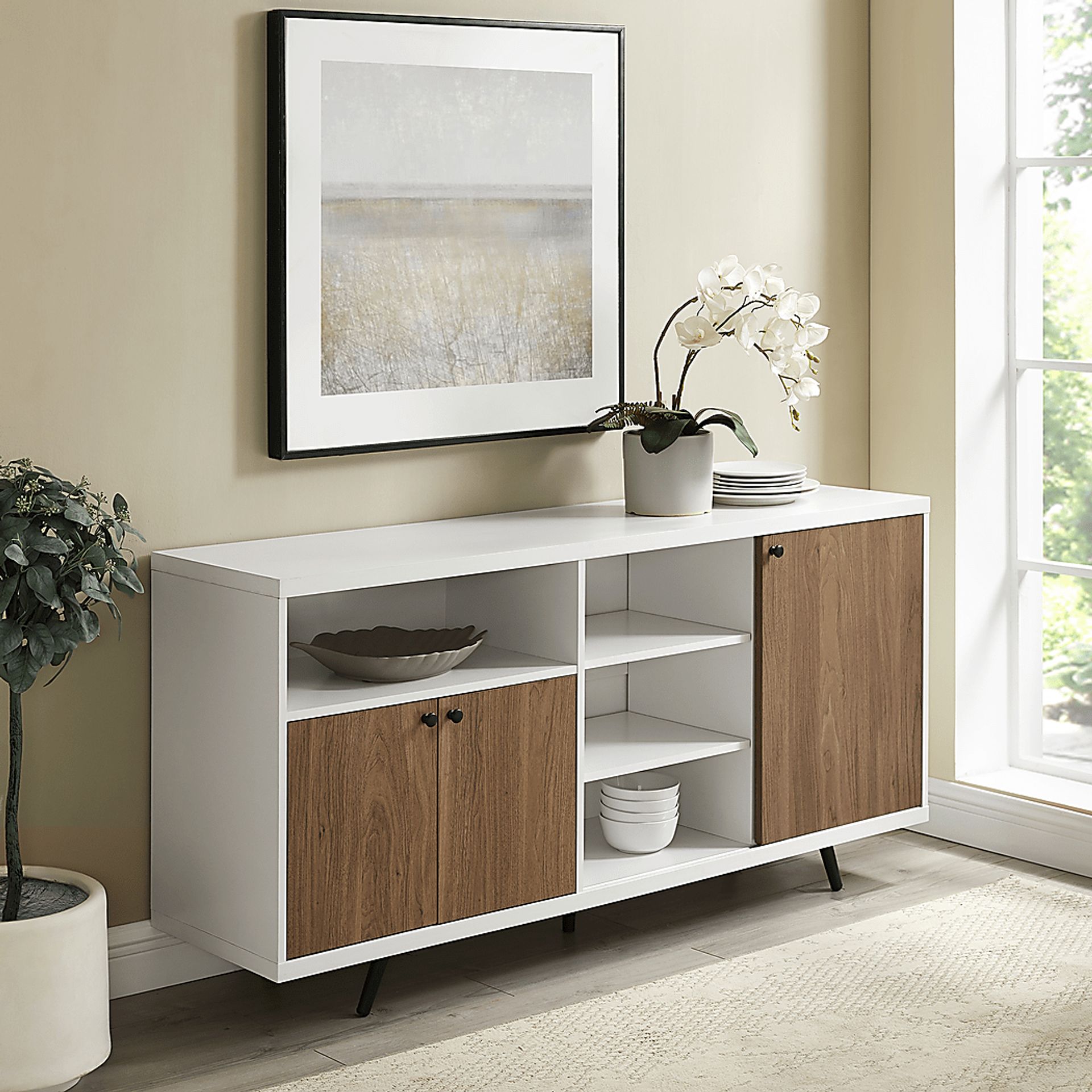Twyman White Sideboard - Image 3