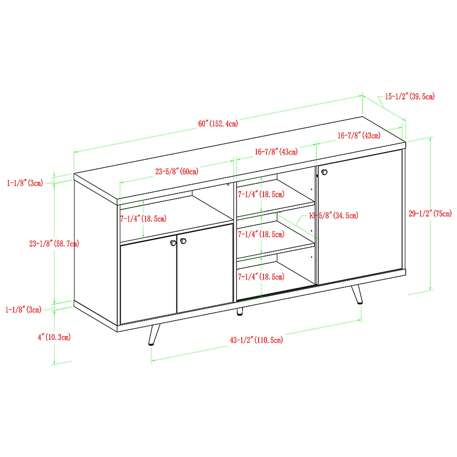 Twyman White Sideboard - Image 6
