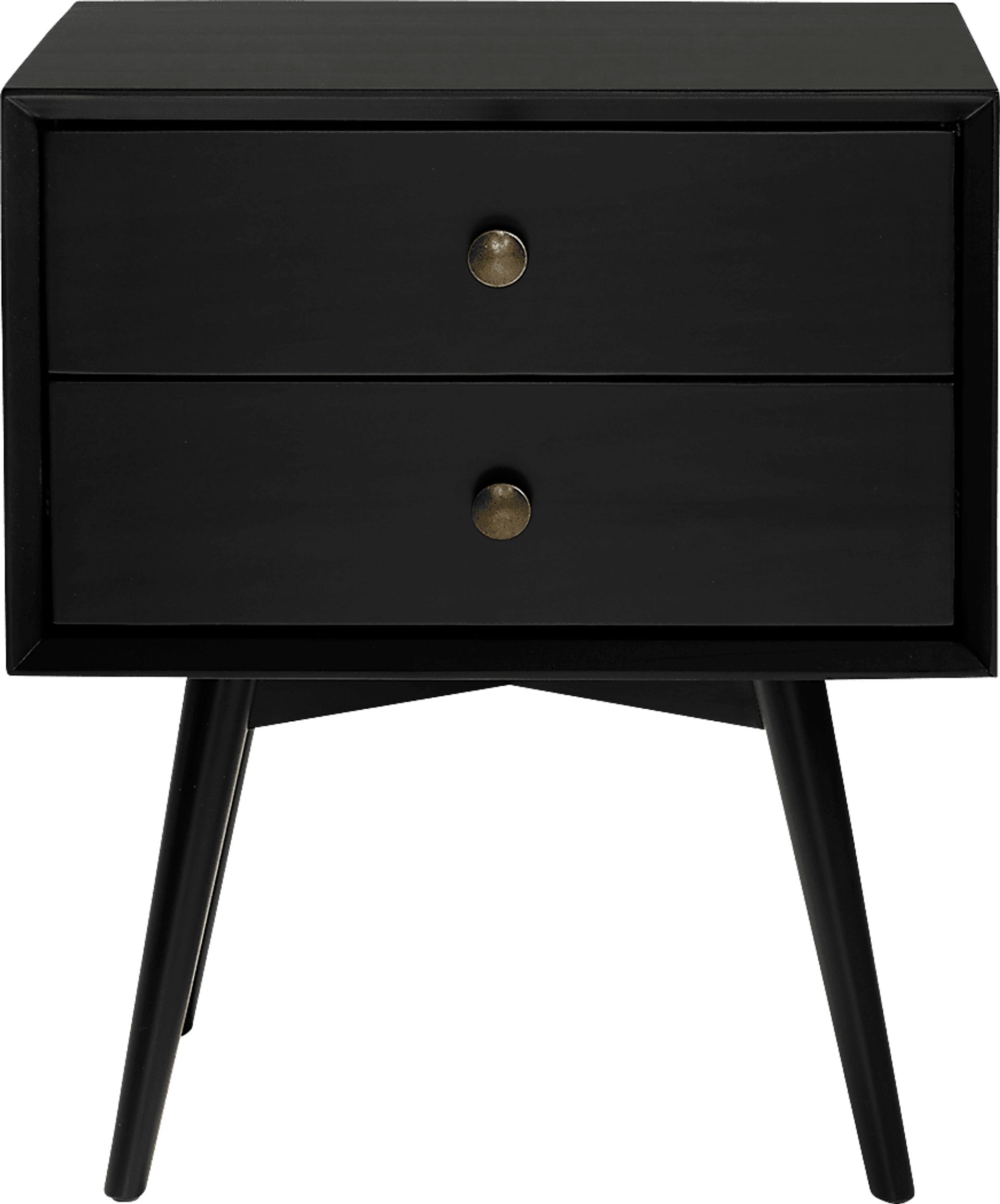 Twynham Black Nightstand - Image 2
