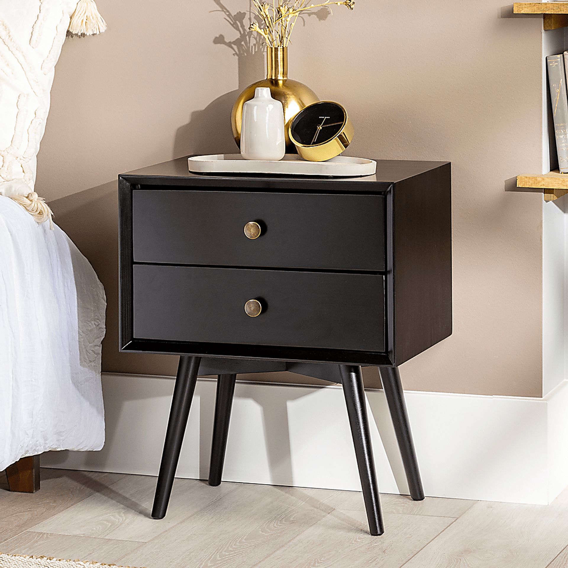 Twynham Black Nightstand - Image 5