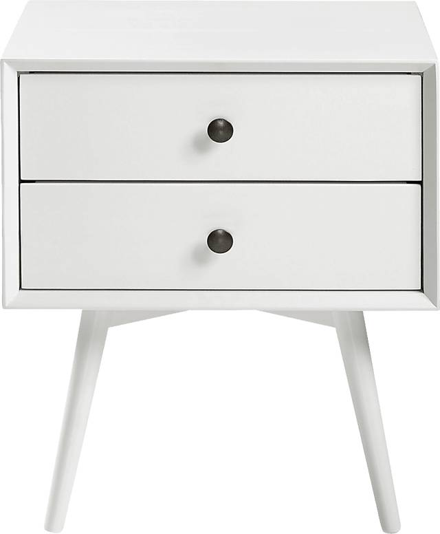 Twynham White Nightstand - Thumbnail - Image 2