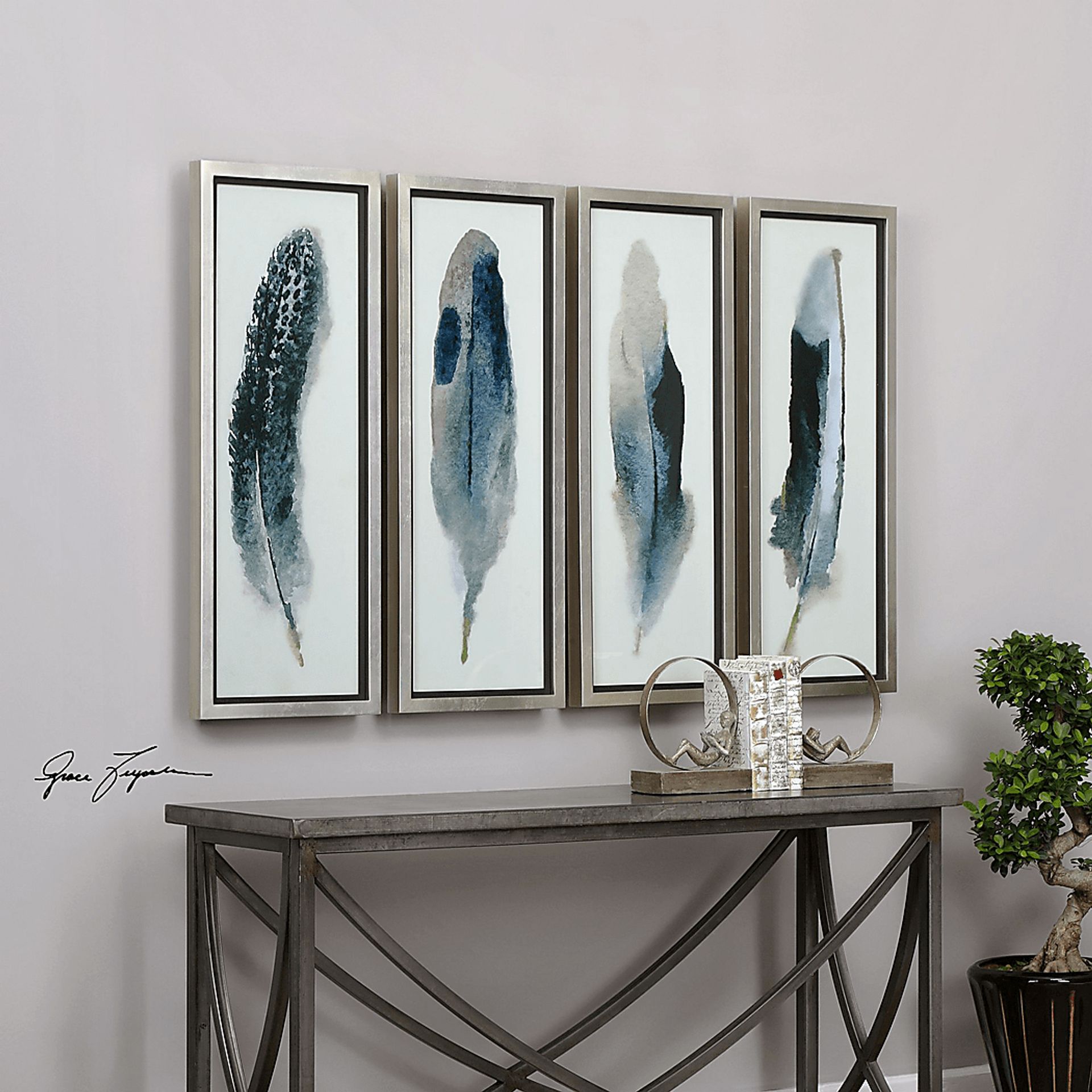 Tyberious Blue Artwork, Set of 4 - Image 2
