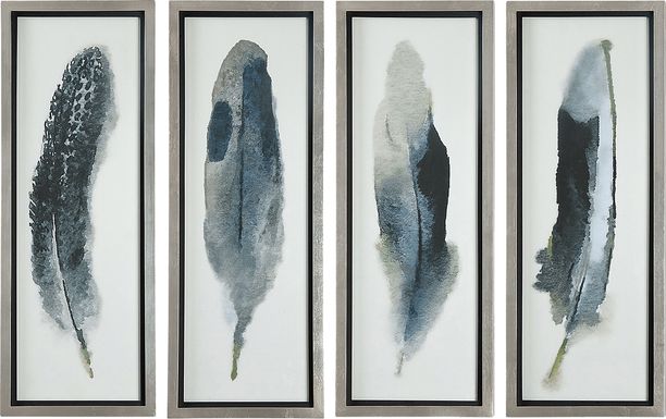 Tyberious Blue Artwork, Set of 4