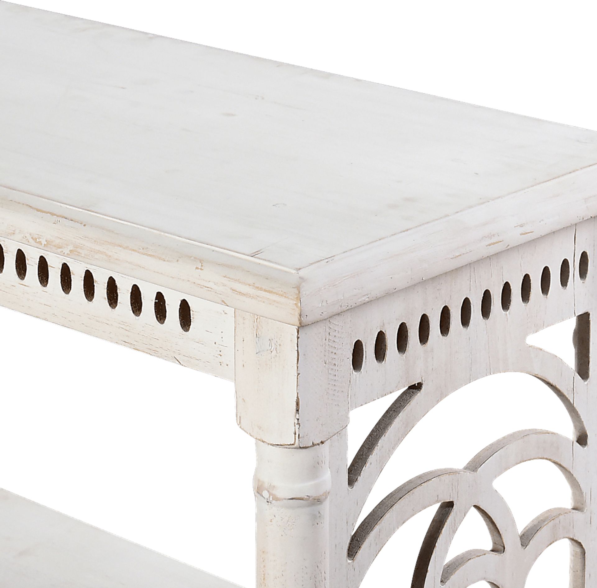 Tyborne White Console Table - Image 2