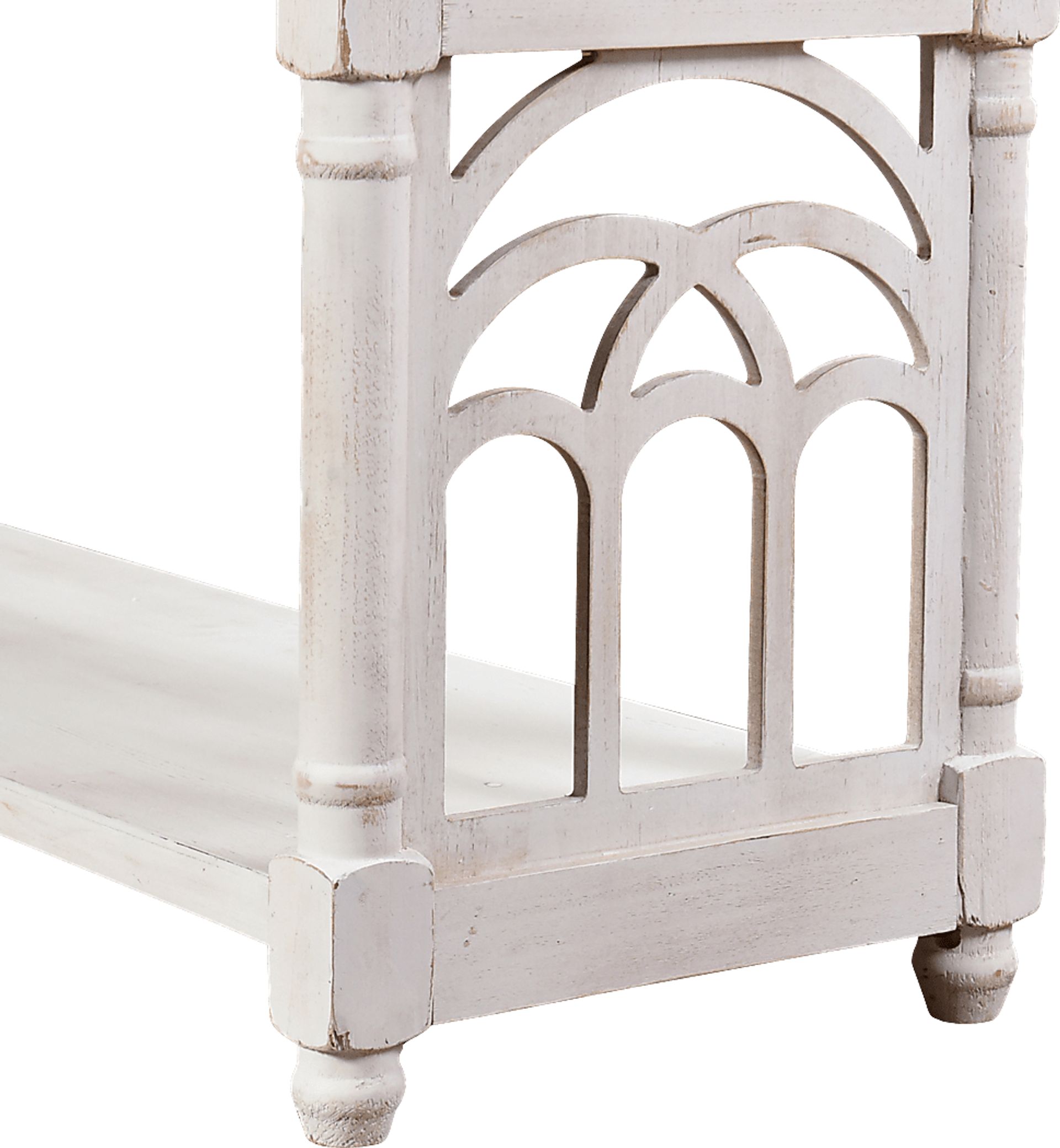Tyborne White Console Table - Image 4