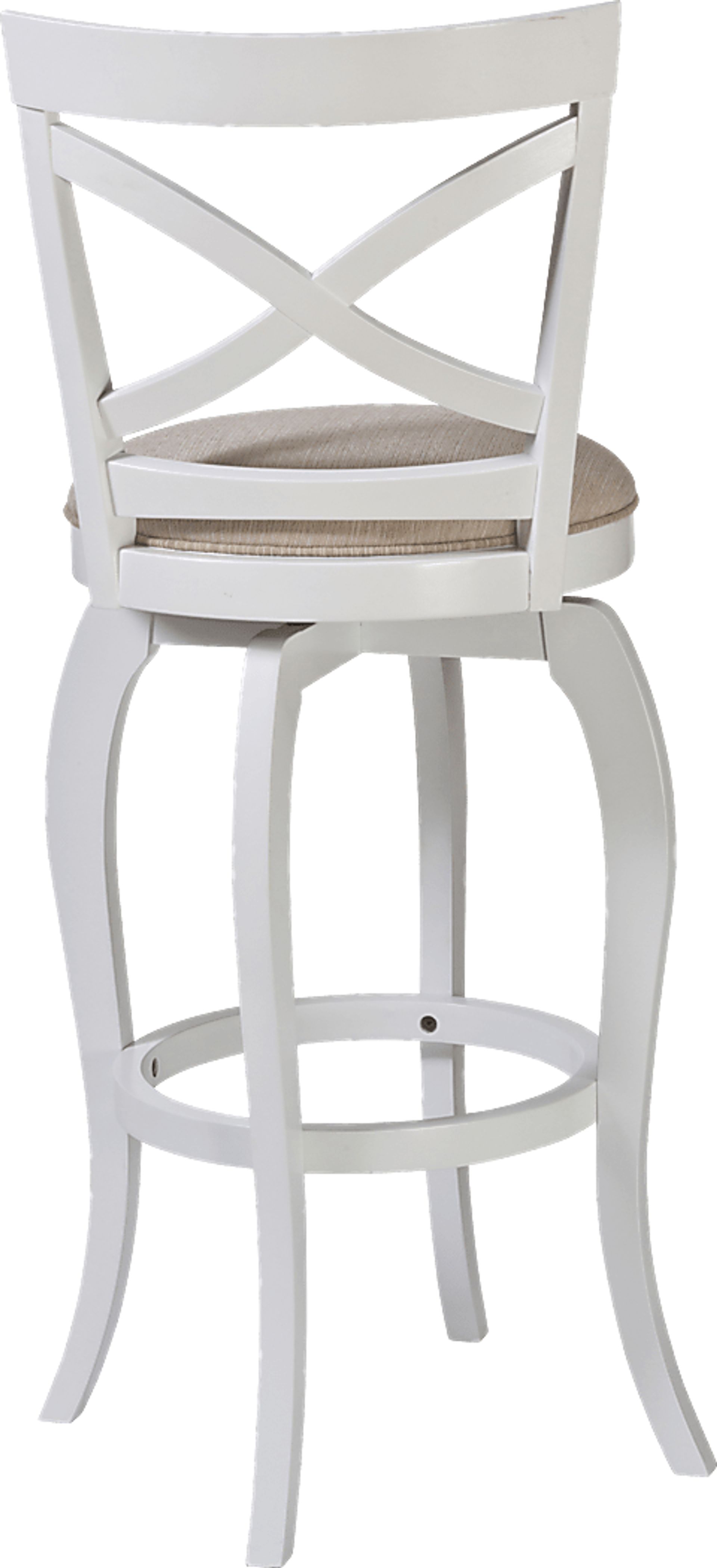 Tyfield Beige Swivel Counter Height Stool - Image 3
