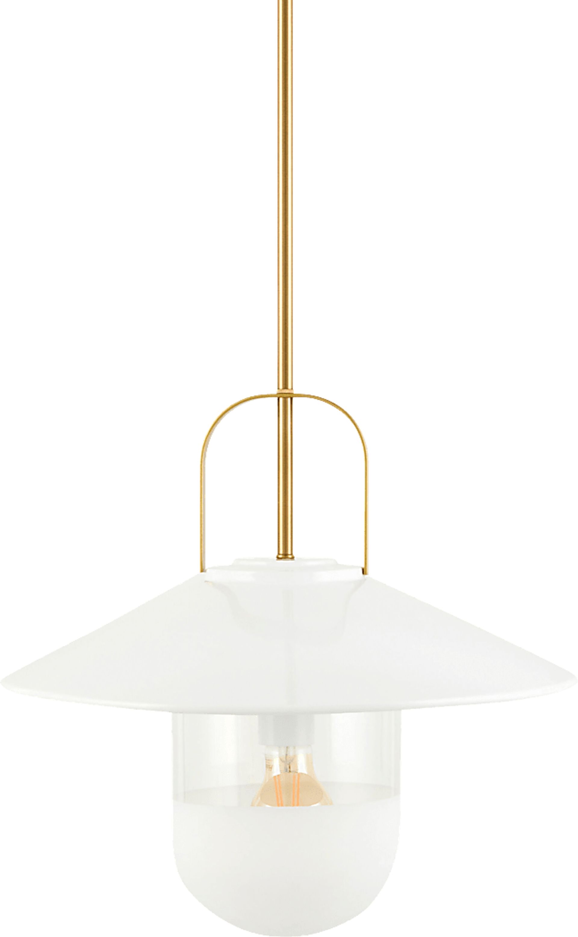 Tylia Court Brass Pendant - Image 1