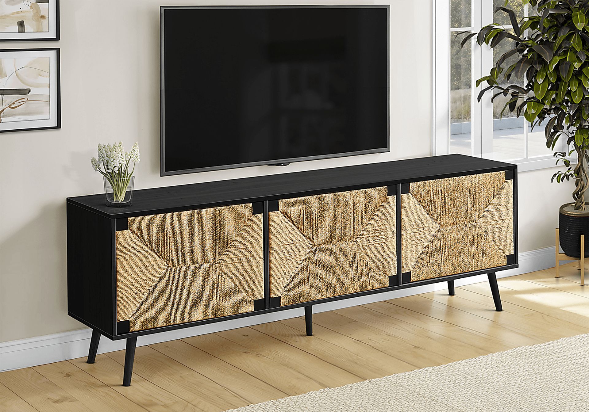 Tyndall Black 72 in. Console - Image 2
