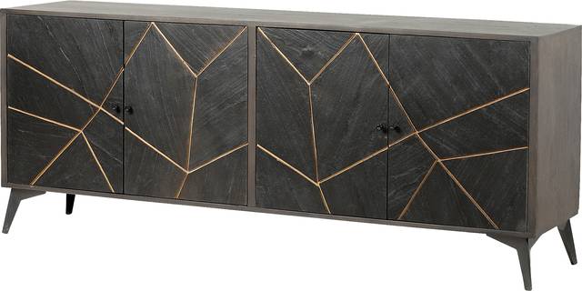 Tynemouth Gray Credenza - Thumbnail - Image 3