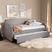 Tynland Gray Daybed with Trundle