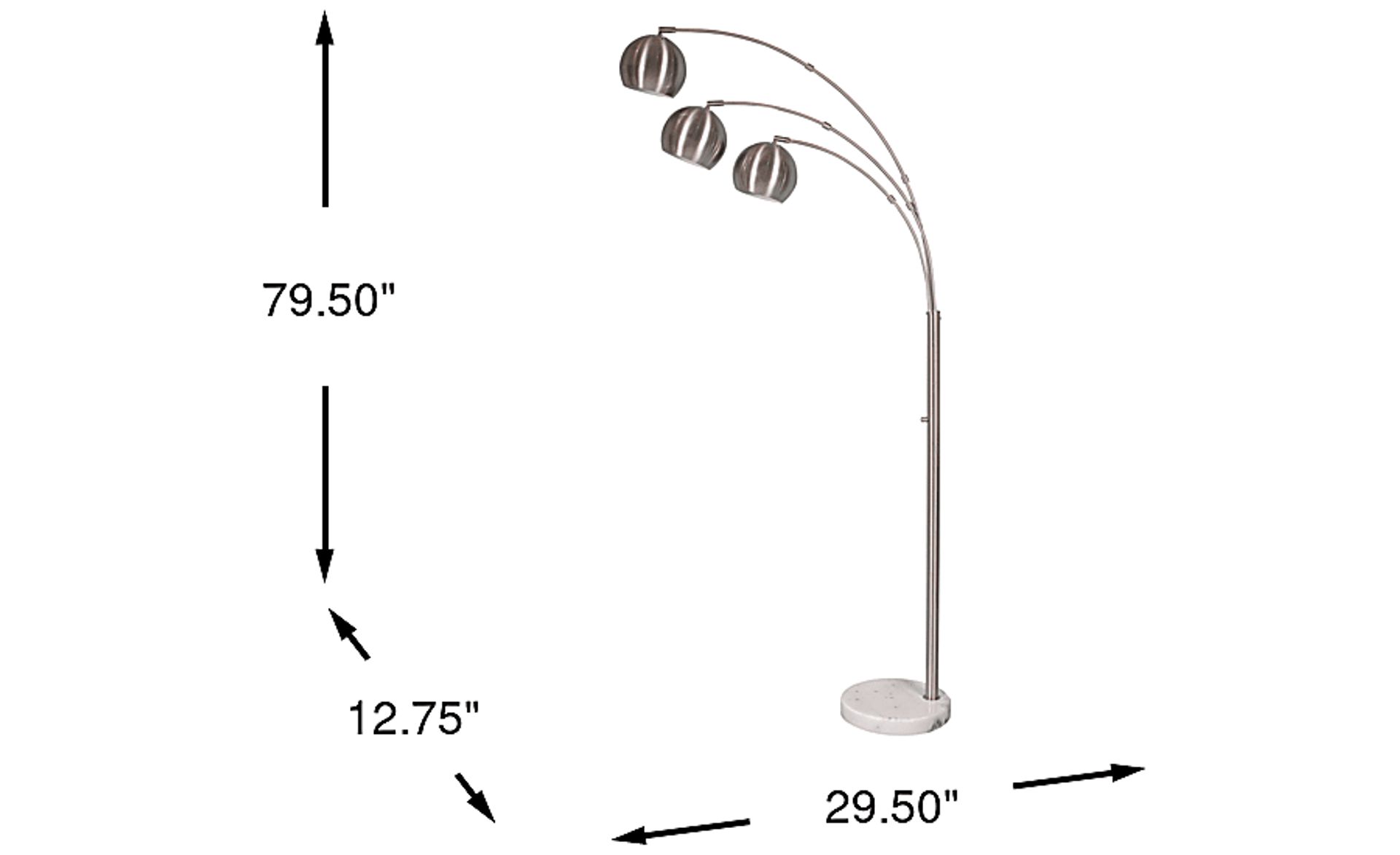 Dimension Image. Please refer to the Dimension Tab on this page for dimension details.