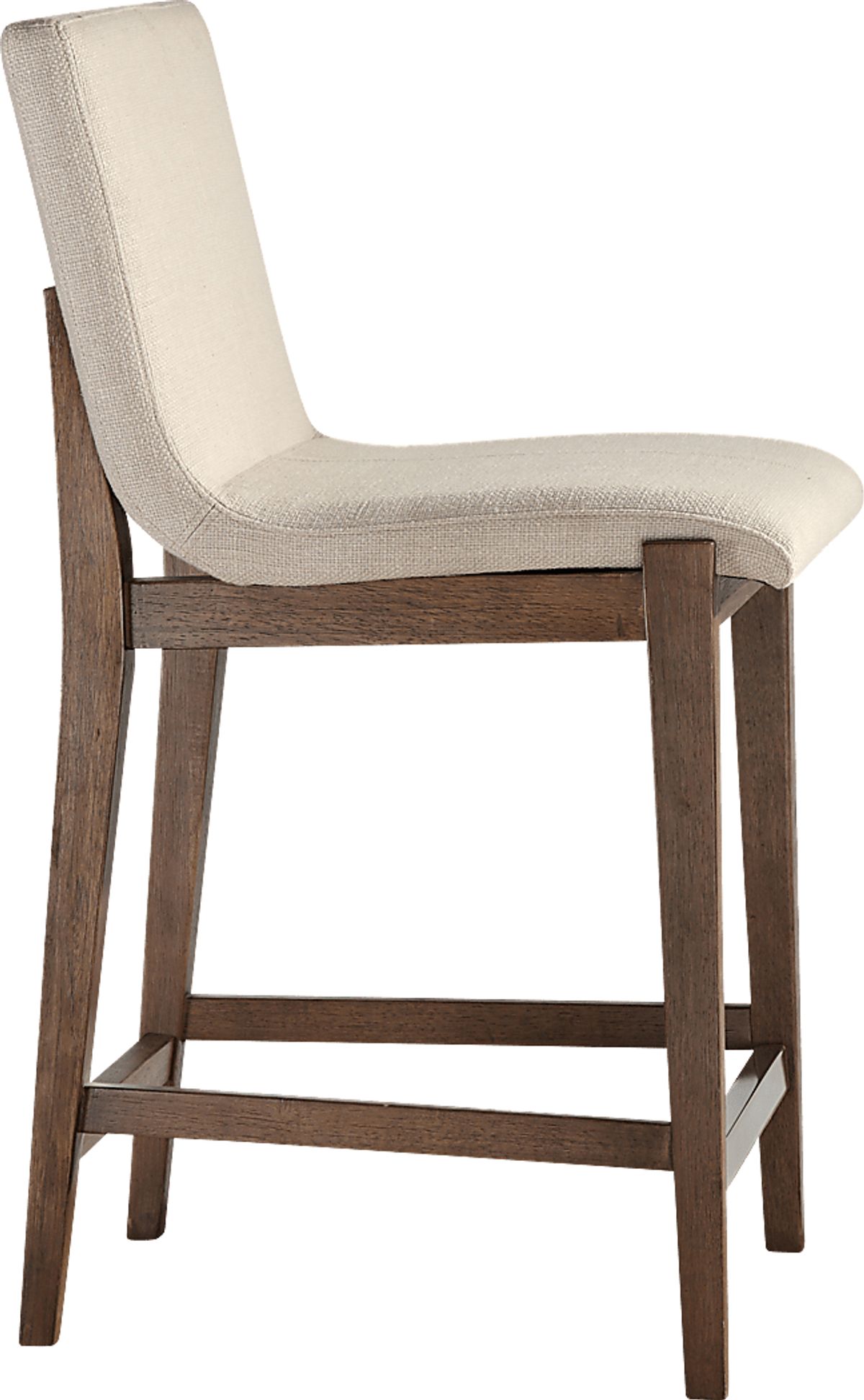 Tynte Brown Dark Wood Natural Beige,White Counter Height Stool | Rooms ...