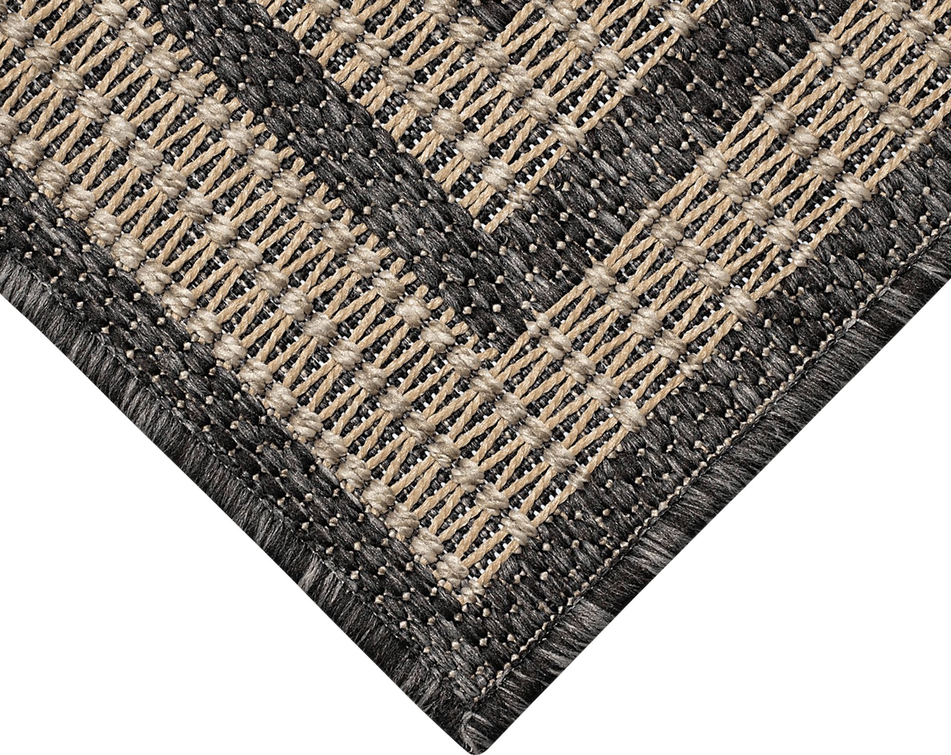 Typha Taupe 7'10 Sqaure Indoor/Outdoor Rug - Image 6