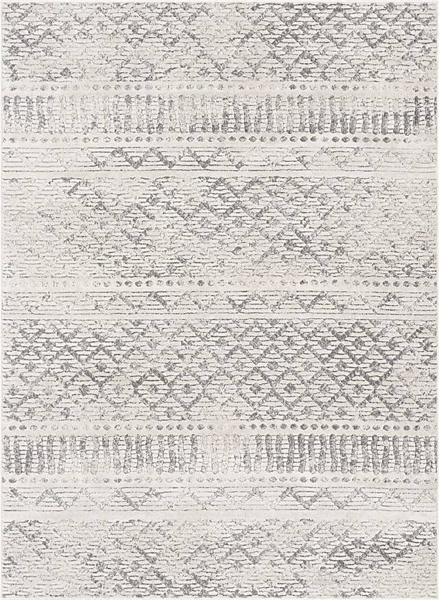 Tyrell White 7'10 x 10' Rug - Thumbnail - Image 1
