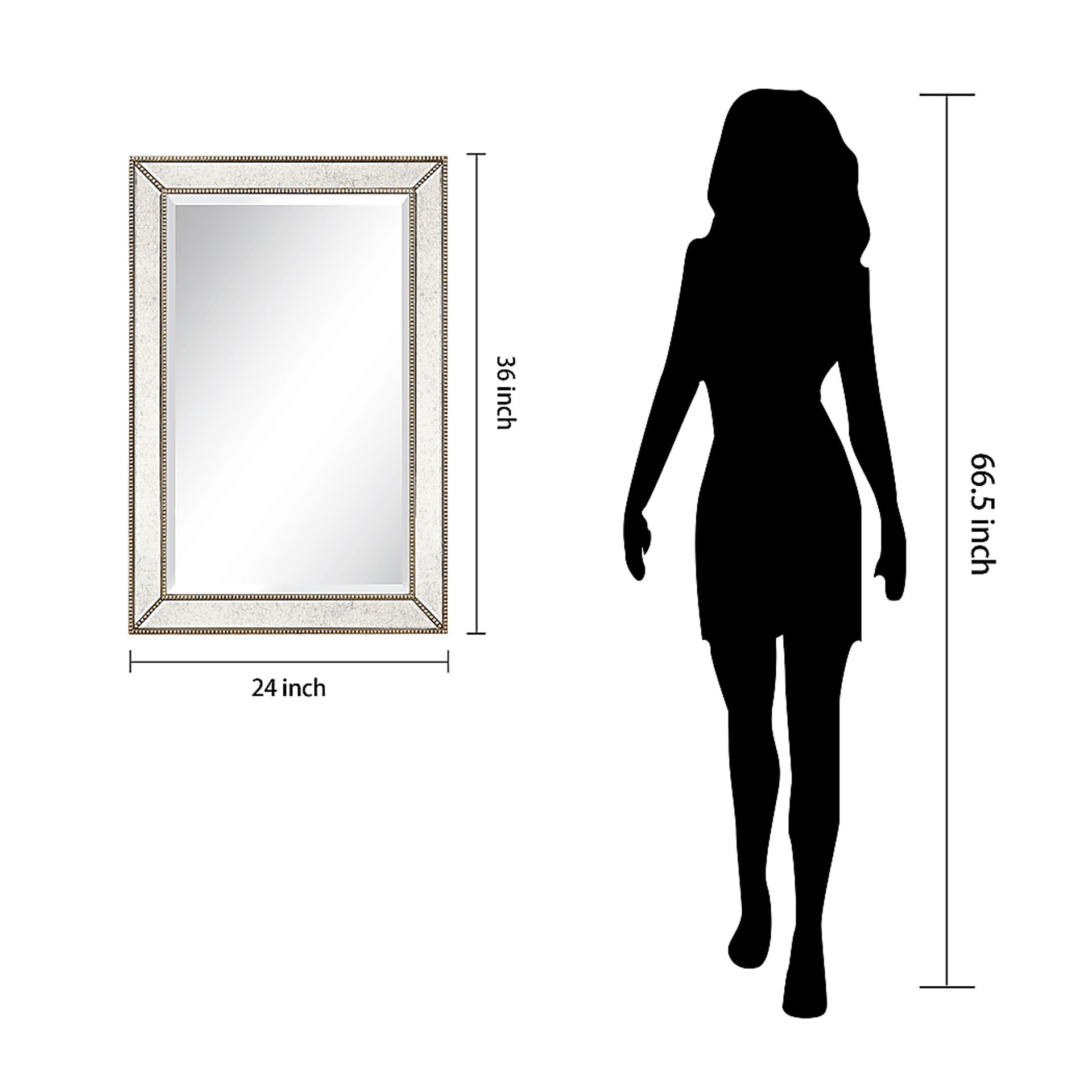 Tyriana Champagne Mirror - Image 13