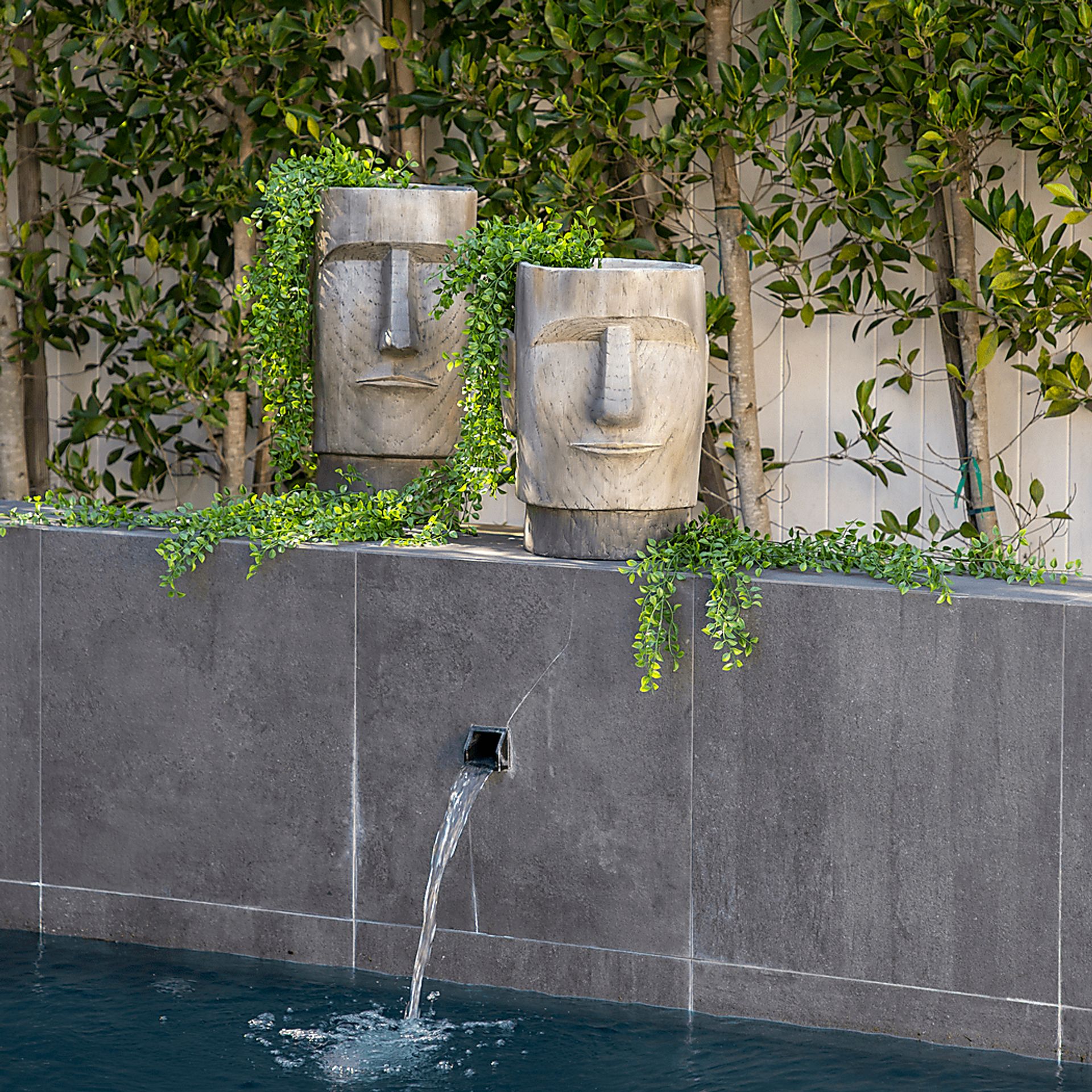 Tyrole Gray Large Planter - Image 2