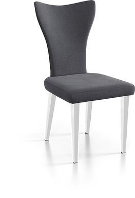 Tyron Charcoal Side Chair