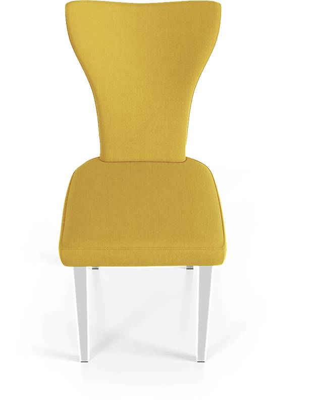 Zenica Silver 5 Pc Rectangle Dining Room with Yellow Chairs - Thumbnail - Image 10