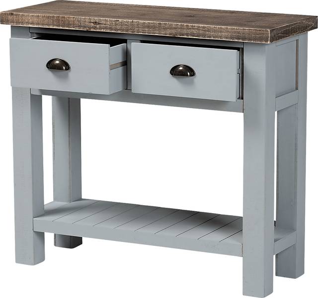 Tything Gray Console Table - Thumbnail - Image 2