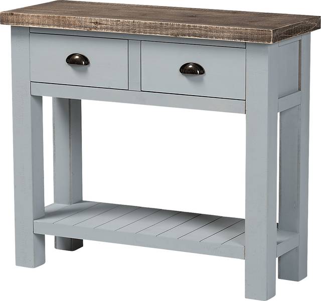 Tything Gray Console Table - Thumbnail - Image 1