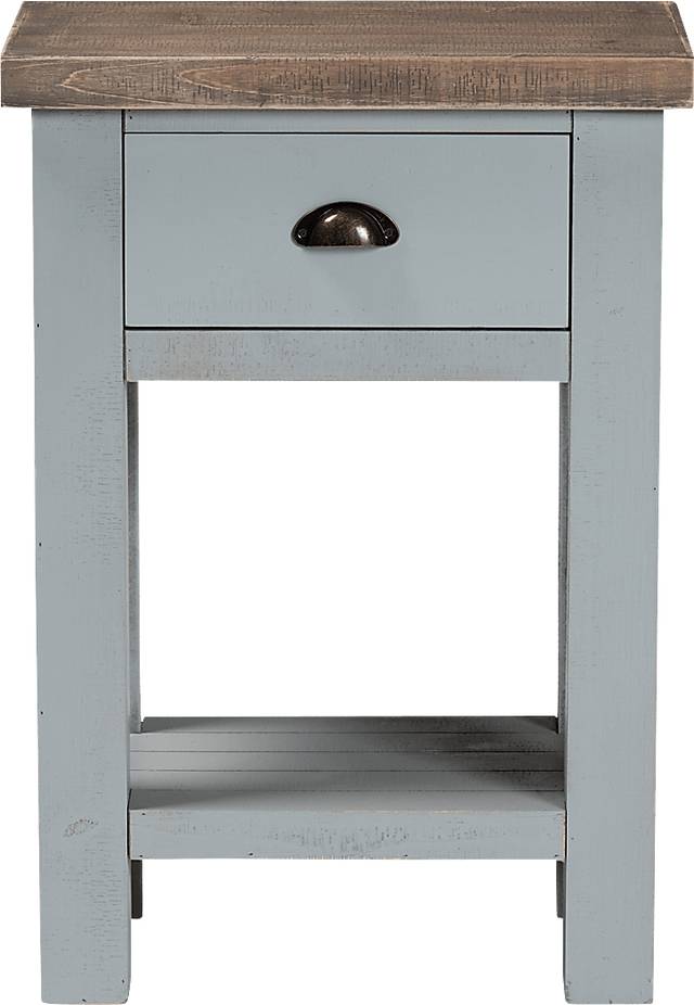 Tything Gray Nightstand - Thumbnail - Image 3
