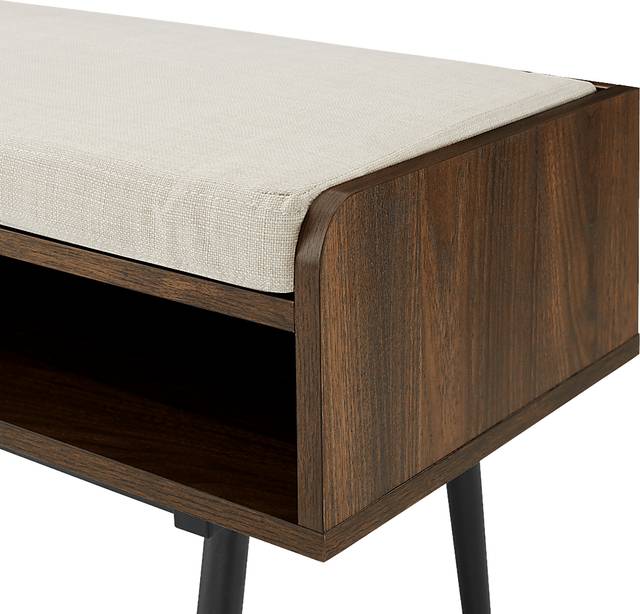 Tyvola Walnut Accent Bench - Thumbnail - Image 3