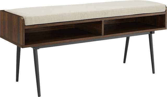 Tyvola Walnut Accent Bench - Thumbnail - Image 1