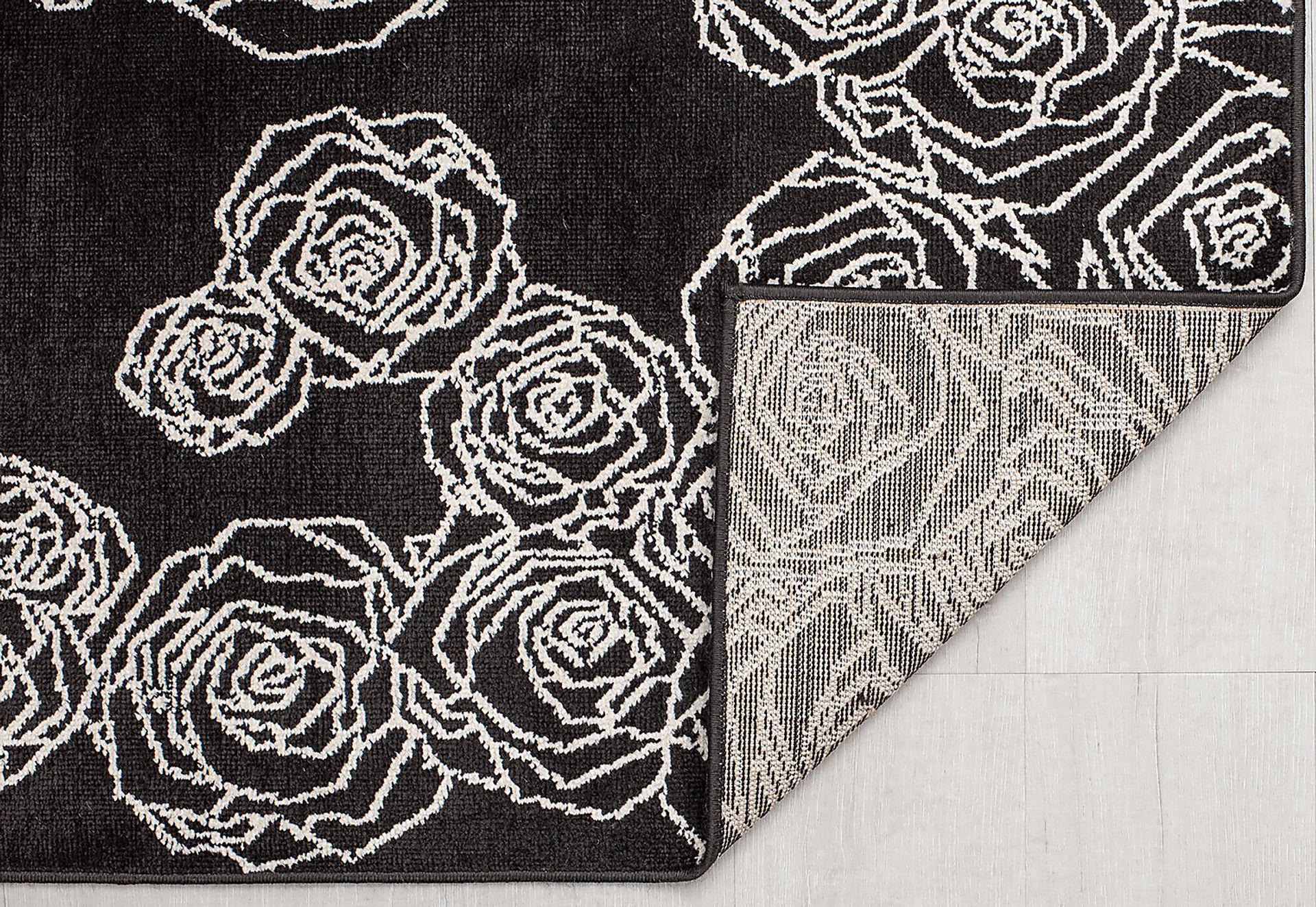Udarin Black 8' x 10' Rug - Image 6