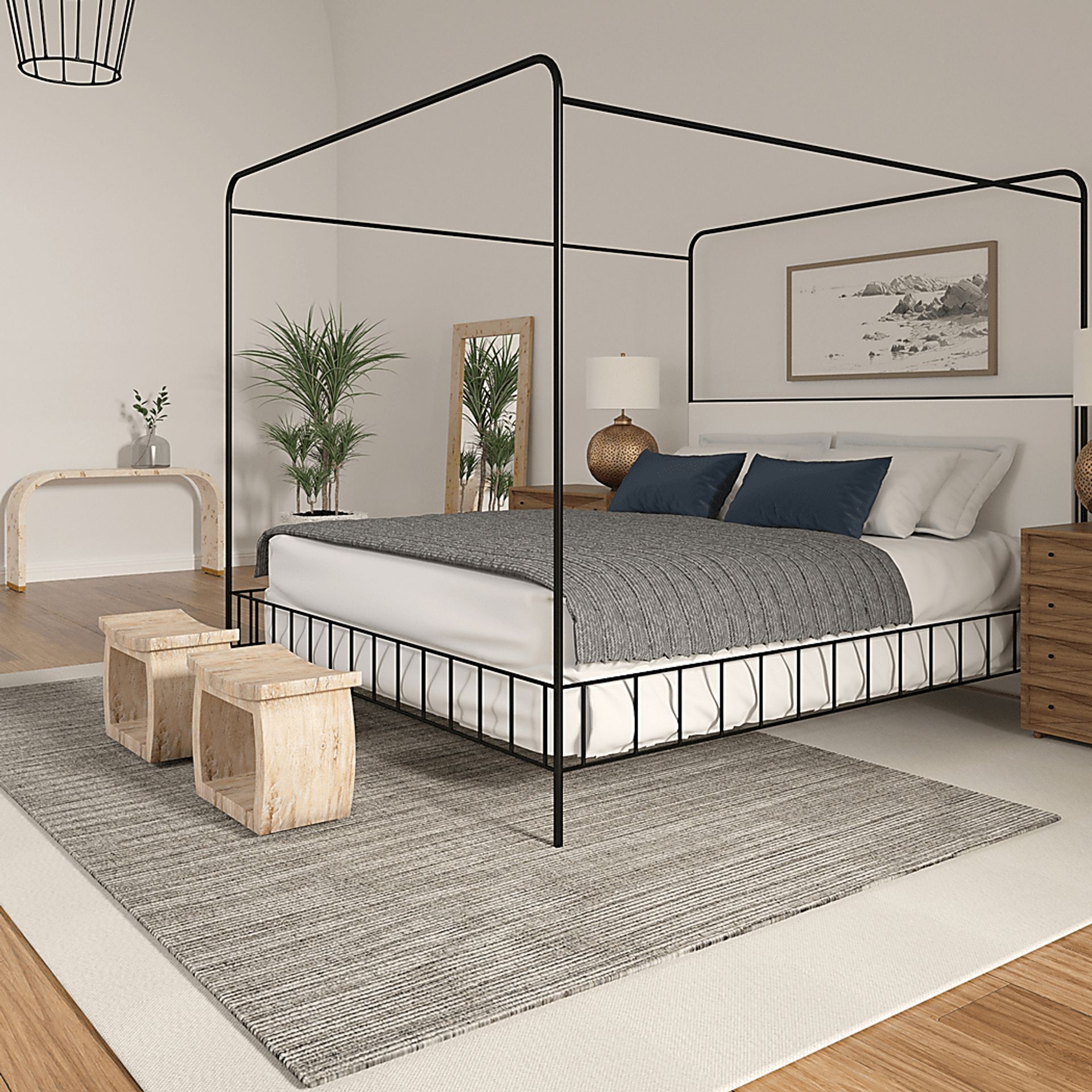 Ufair Gray 2'6 x 8' Runner Rug - Image 2