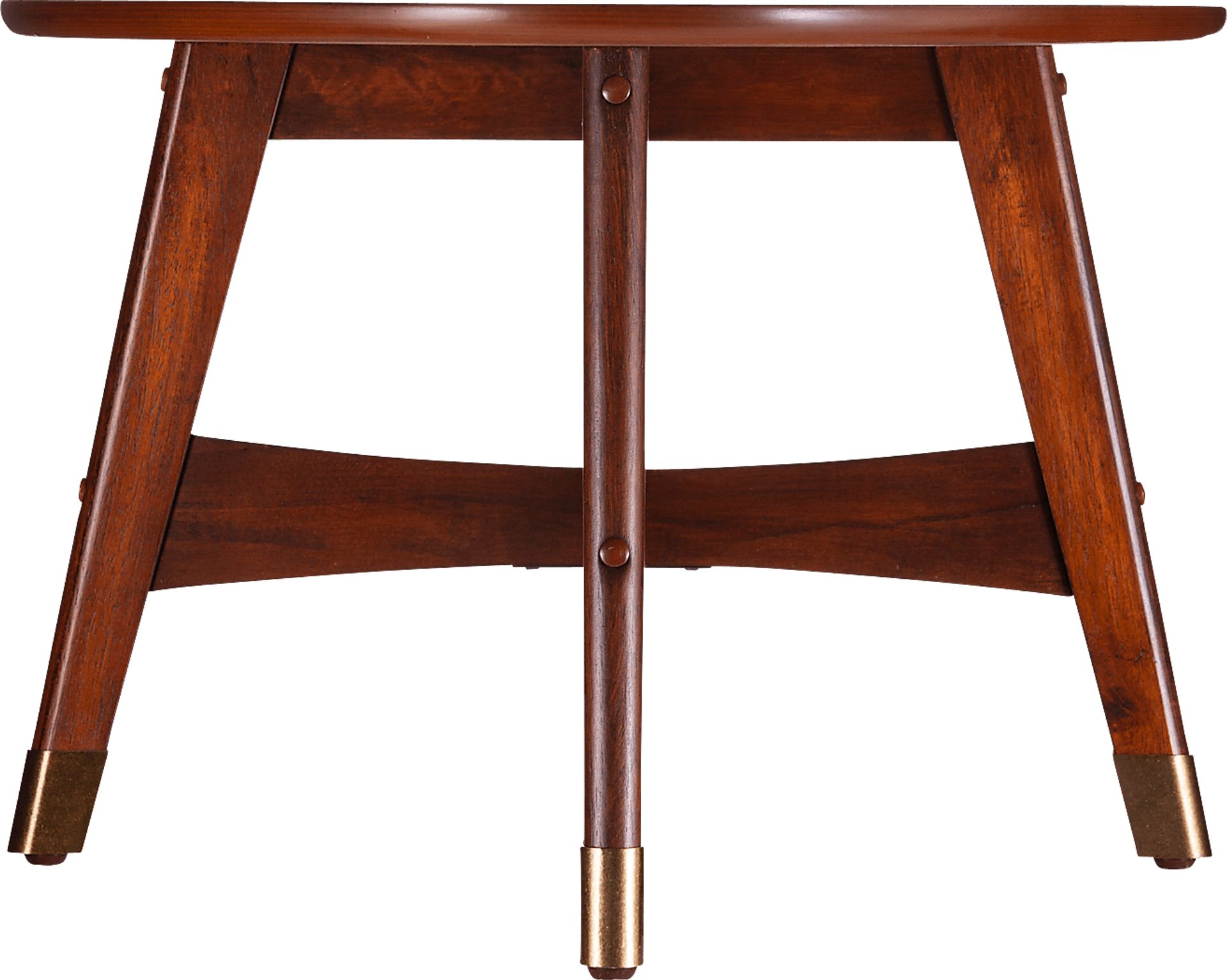 Uggan Brown Oval Cocktail Table - Image 6
