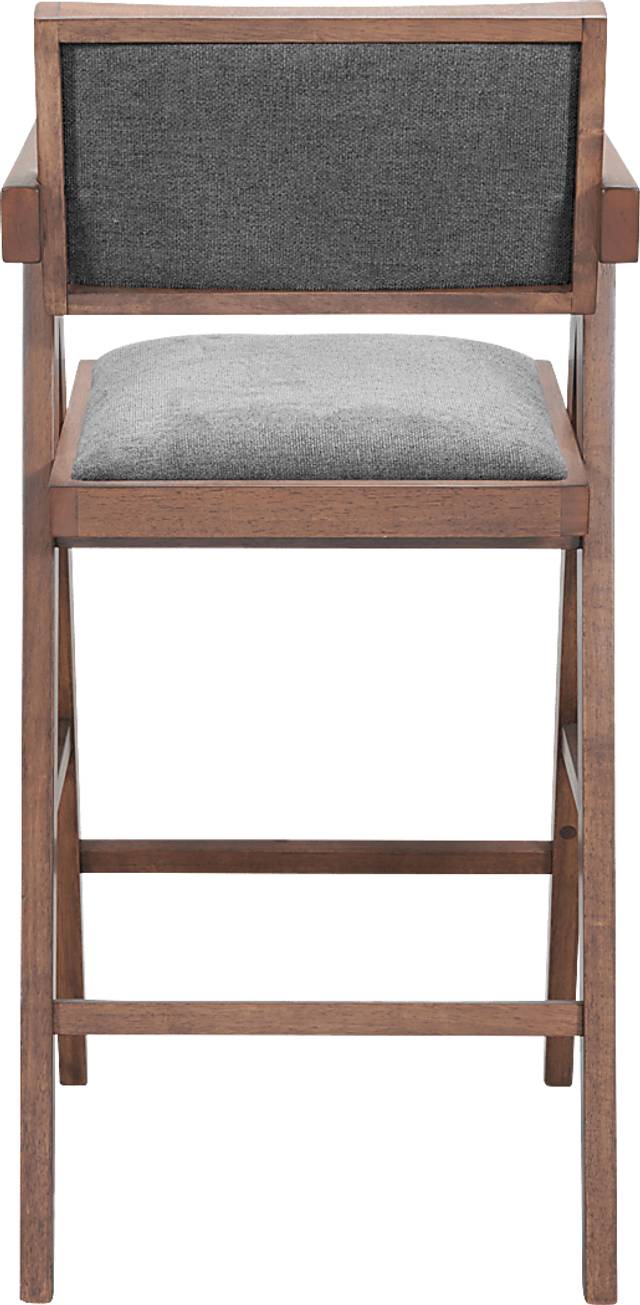 Uhadha Gray Bar Stool, Set of 2 - Thumbnail - Image 7