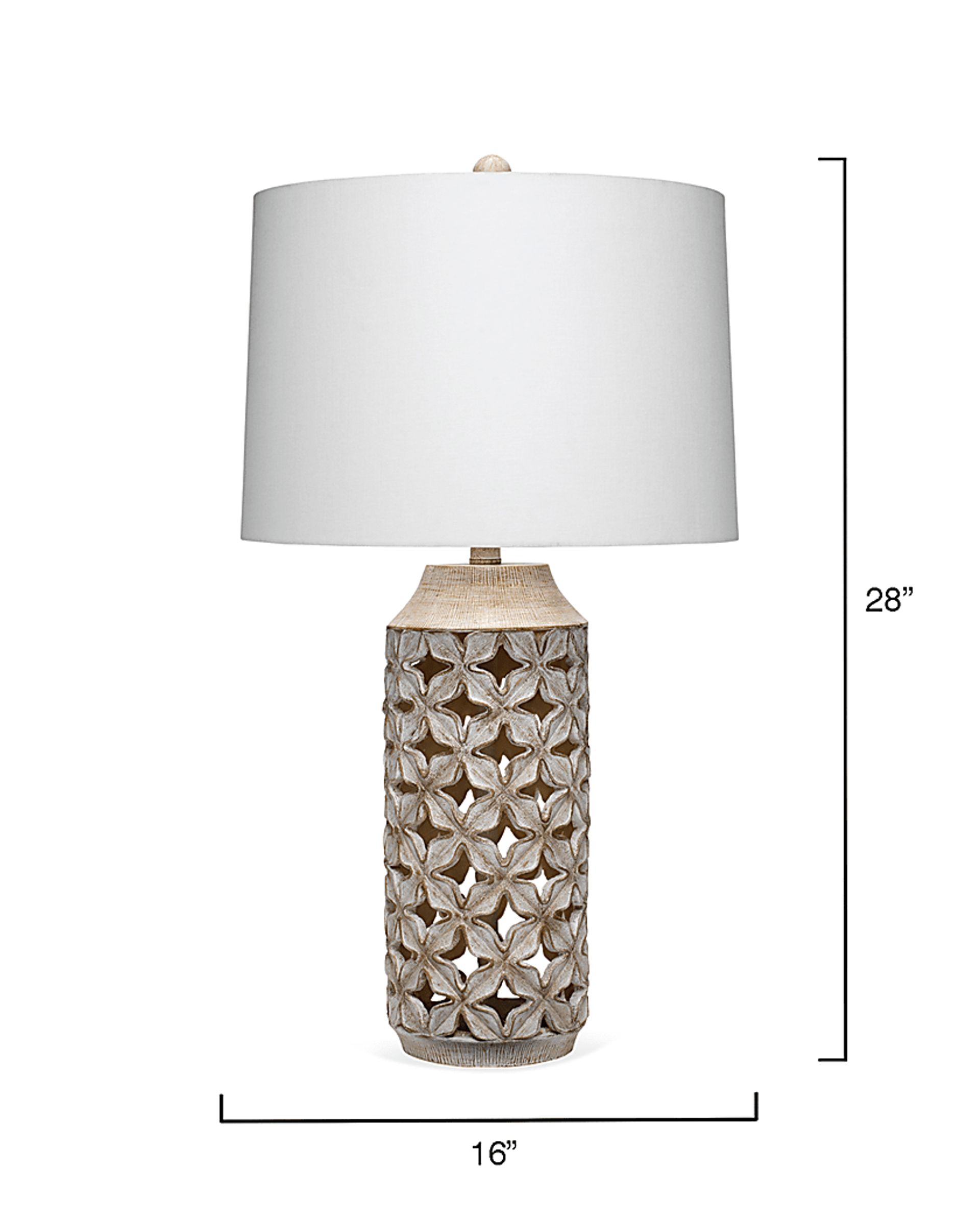 Uhlrich Hills White Lamp - Image 5