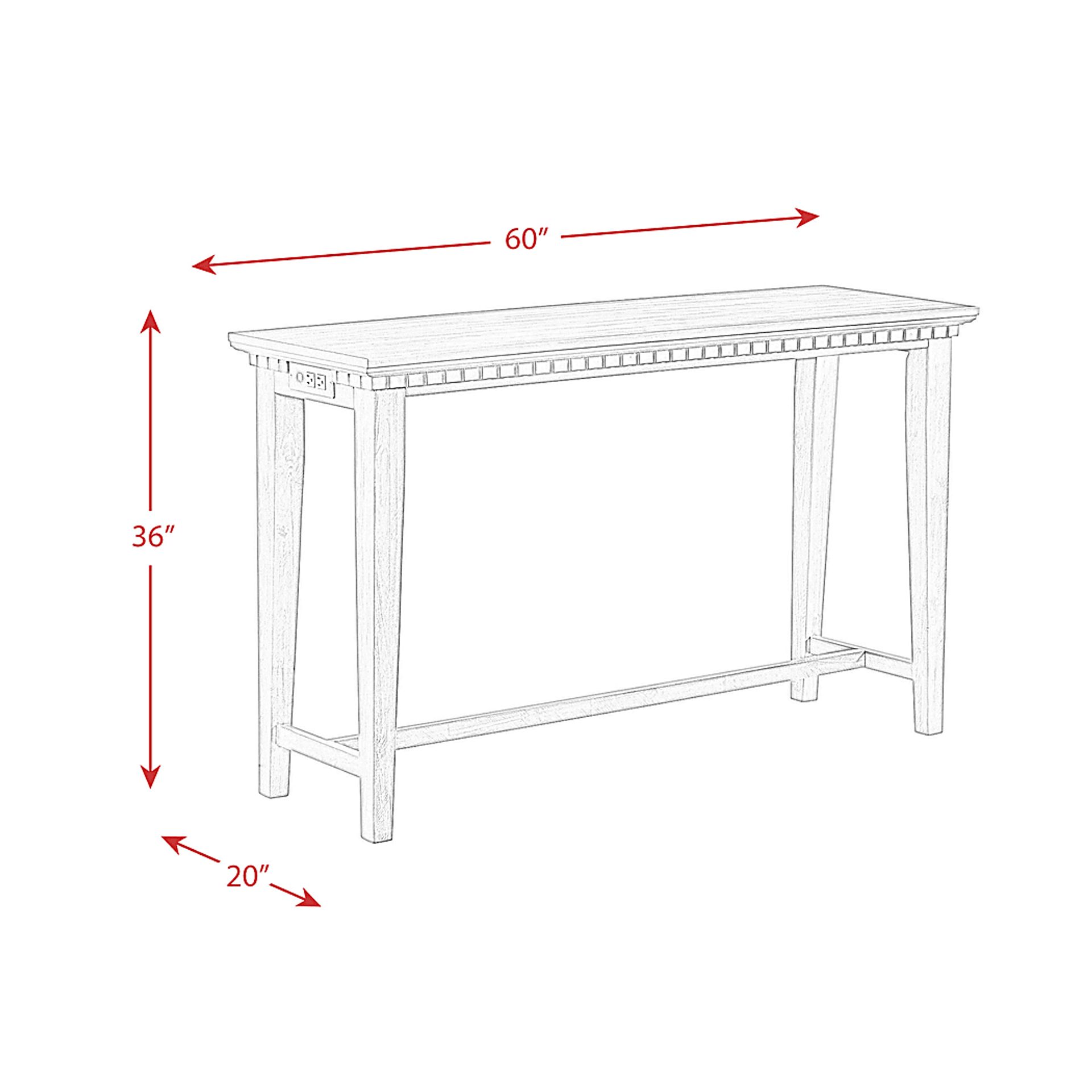 Ulili Brown 4 Pc Dining Table Set - Image 19