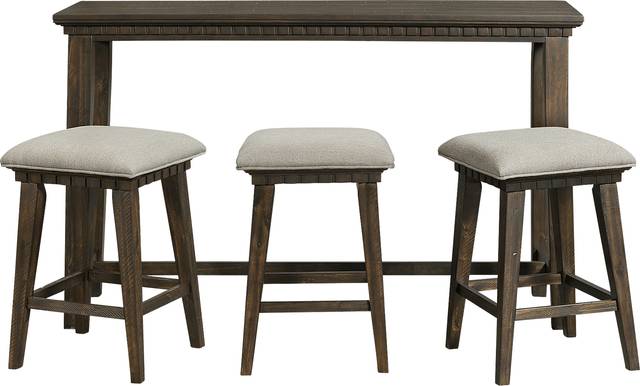 Ulili Brown 4 Pc Dining Table Set - Thumbnail - Image 2
