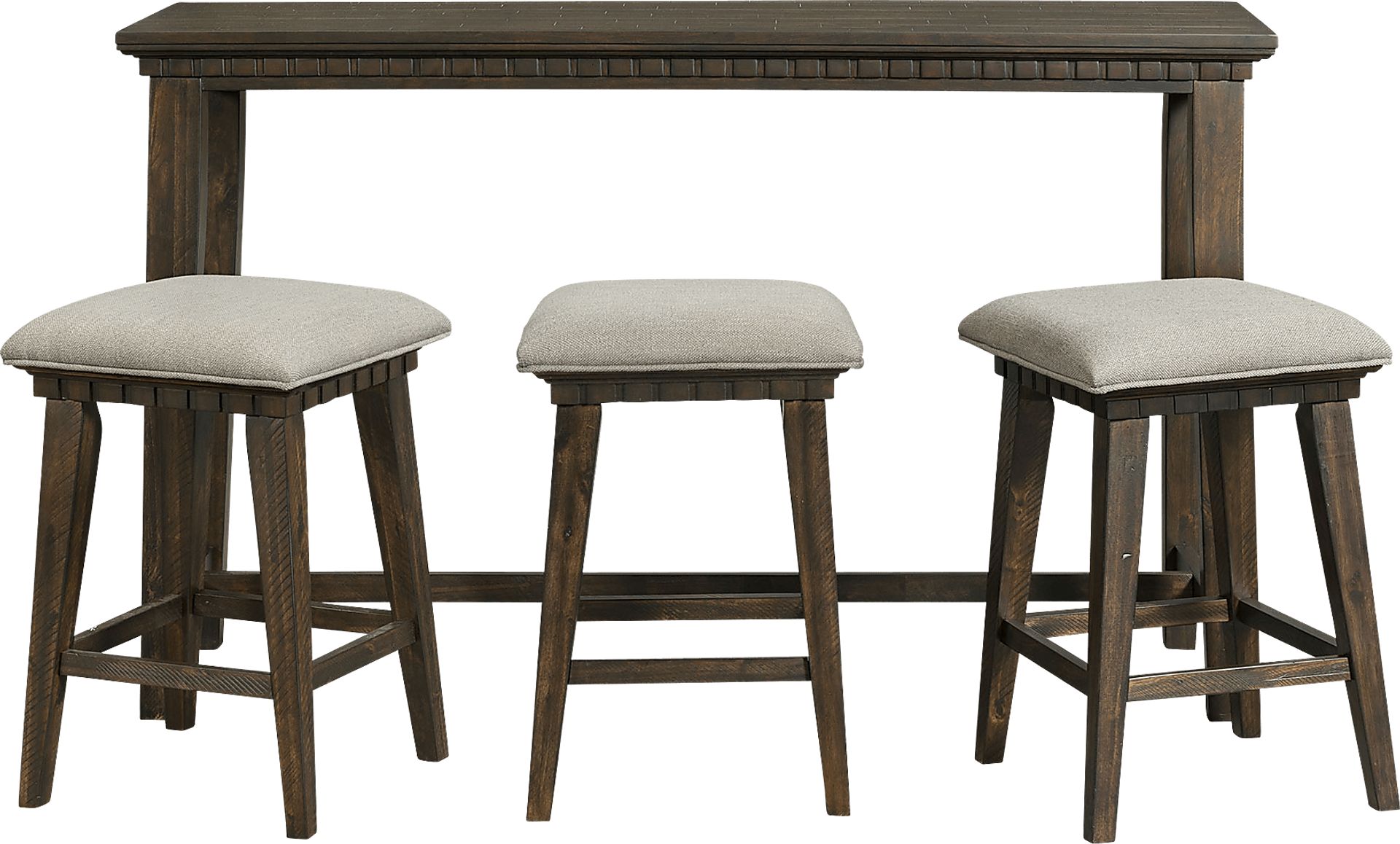 Ulili Brown 4 Pc Dining Table Set - Image 2