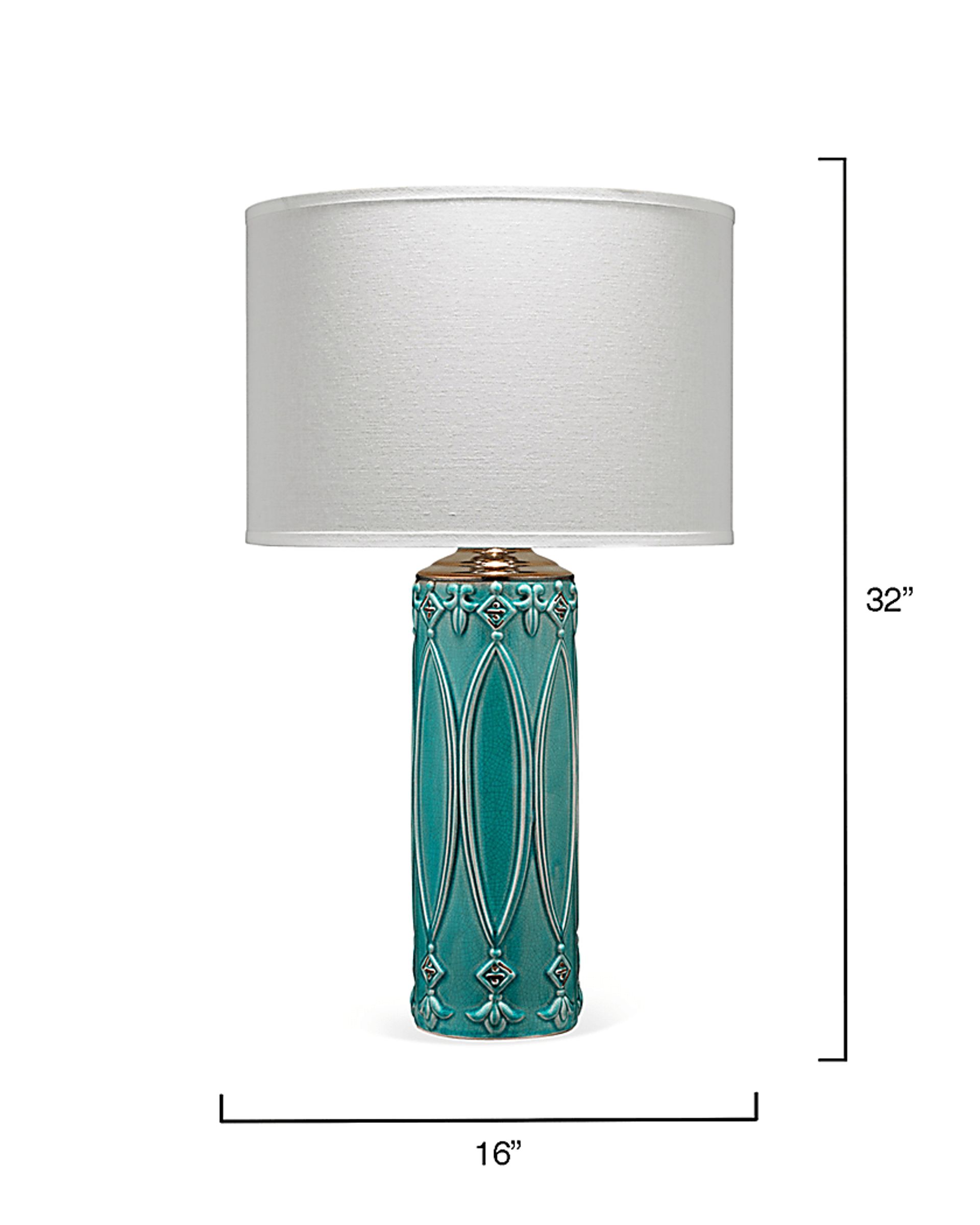 Ullman Way Turquoise Lamp - Image 4