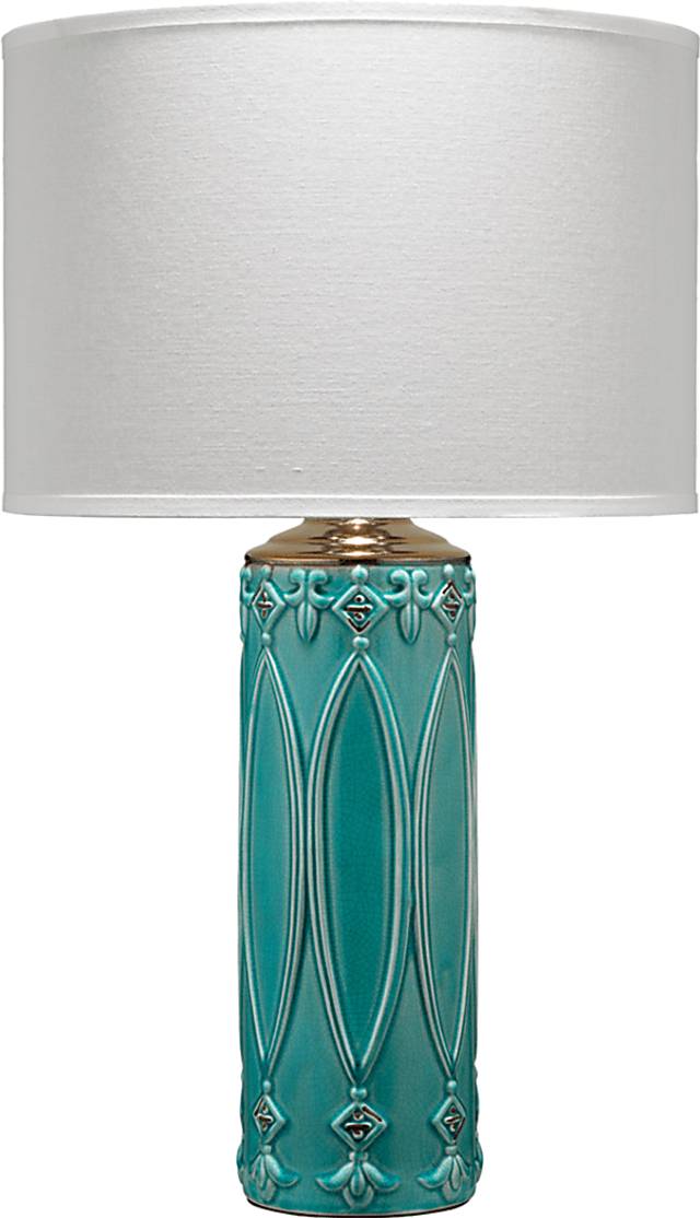 Ullman Way Turquoise Lamp - Thumbnail - Image 1