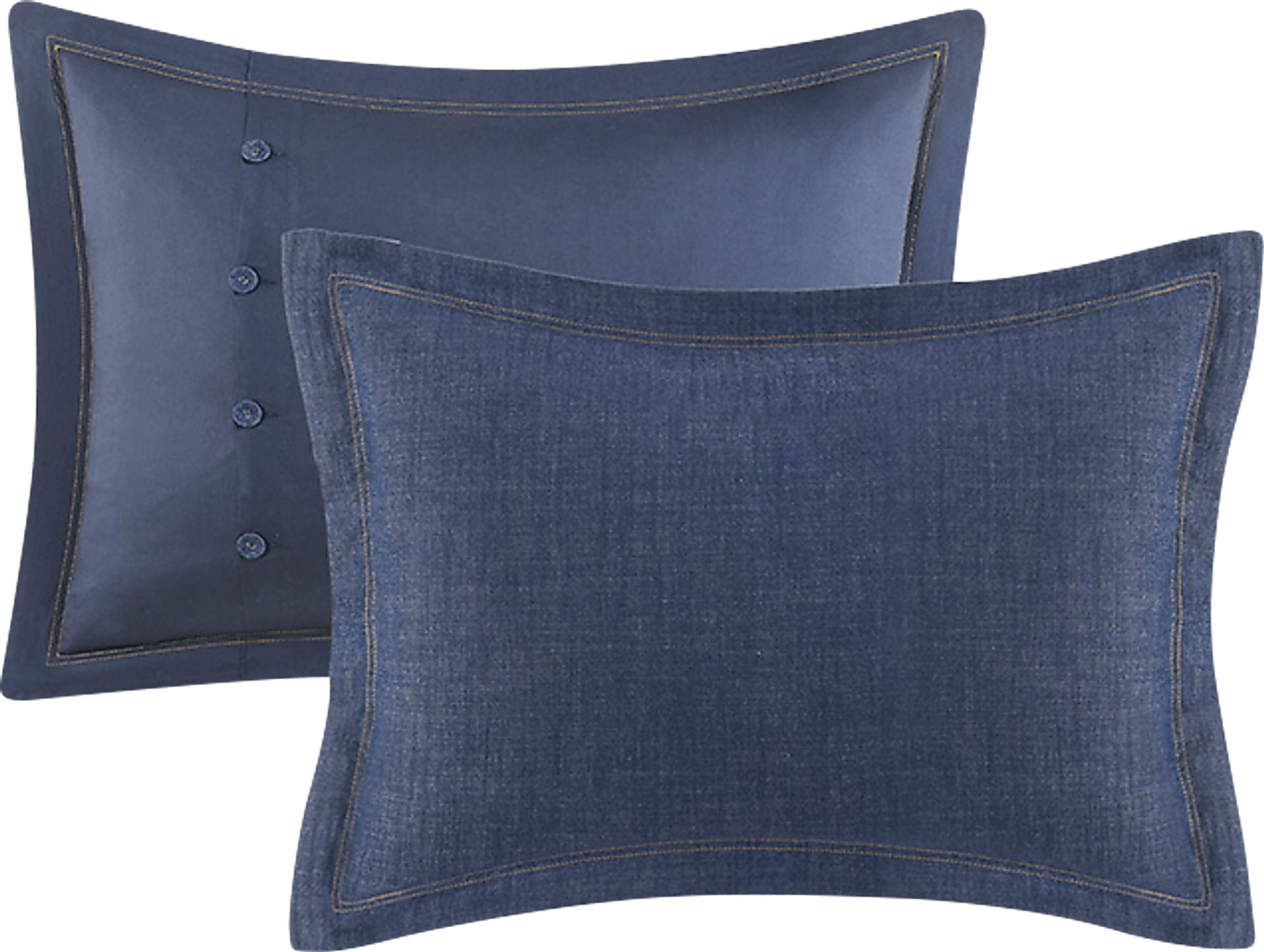 Ulloa Blue 5 Pc Full Comforter Set - Image 5