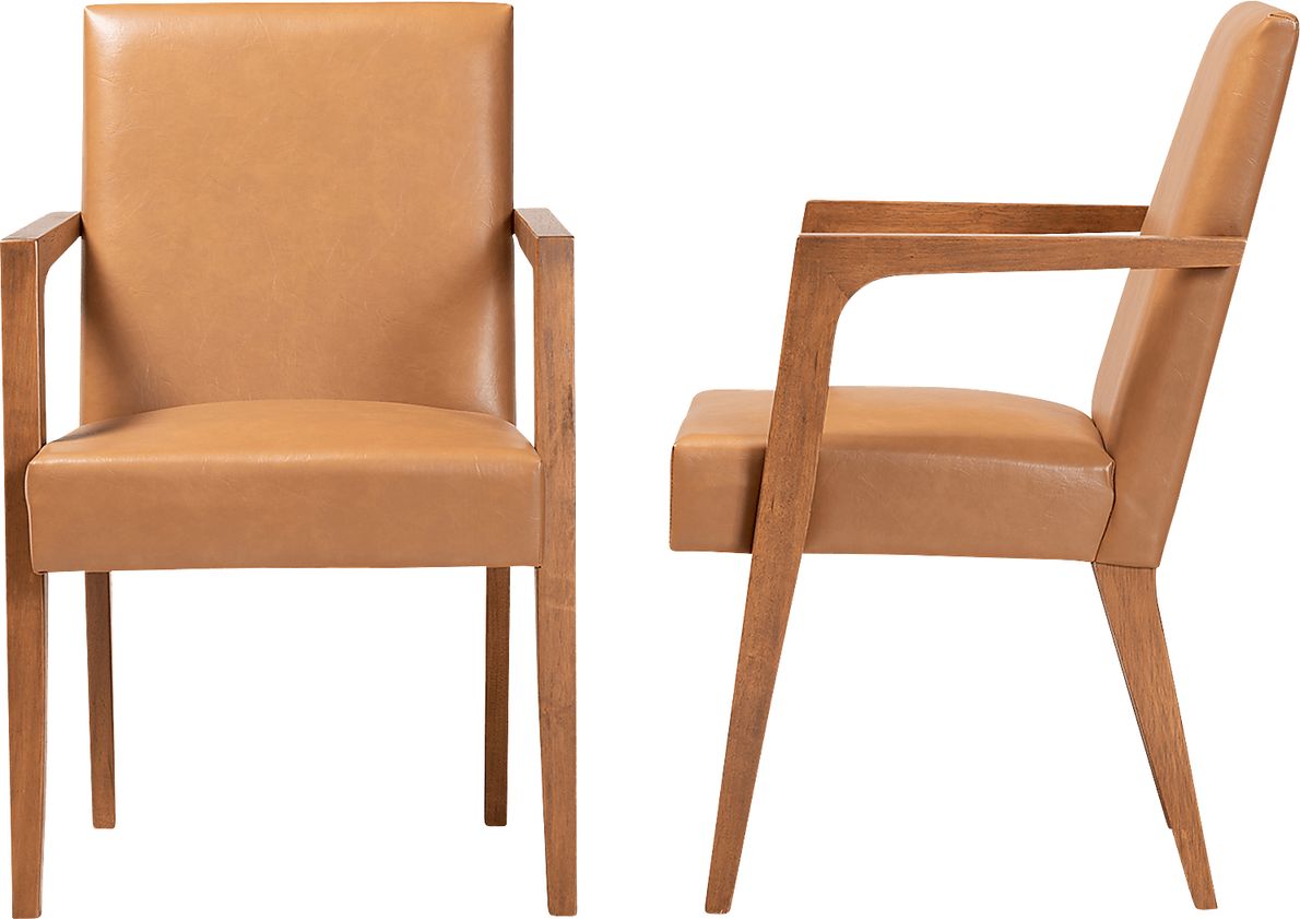 Ulloa Brown Accent Chair, Set of 2 Rooms To Go