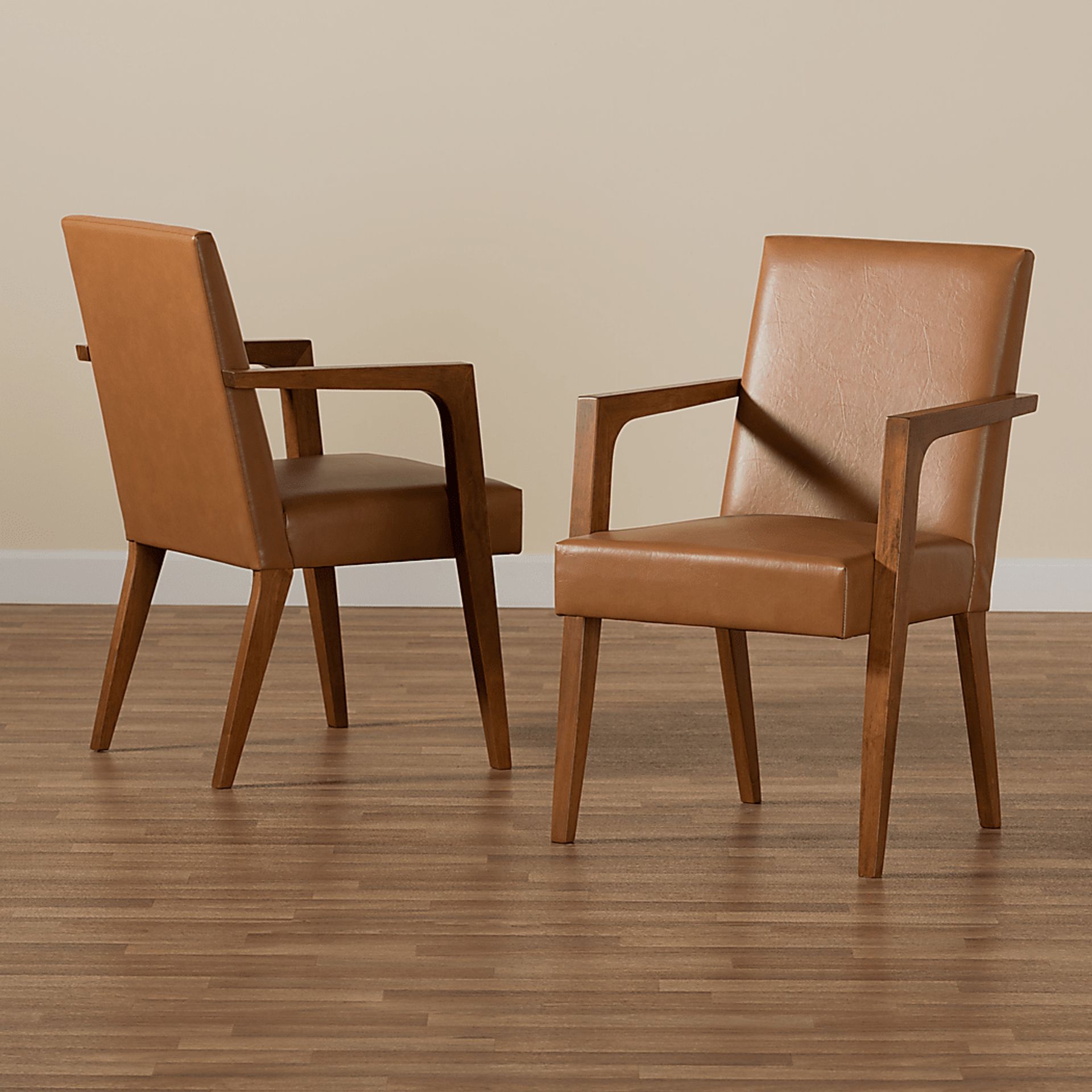 Ulloa Brown Accent Chair, Set of 2 - Image 7
