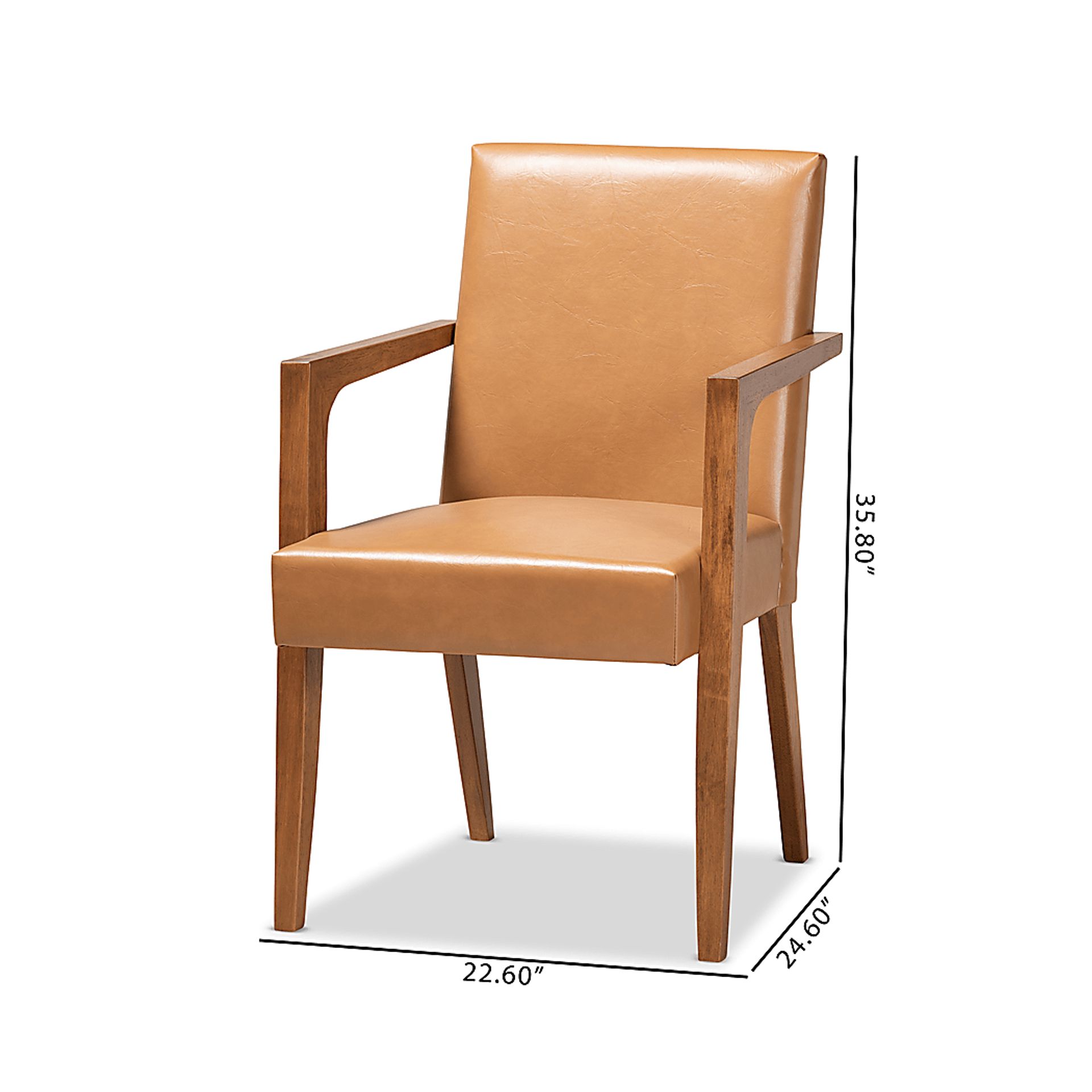 Ulloa Brown Accent Chair, Set of 2 - Image 8