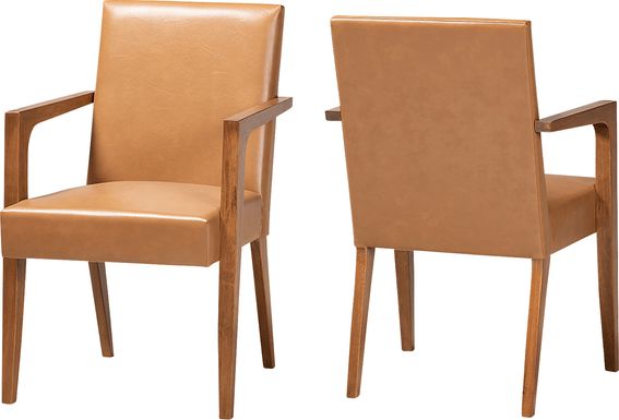 Ulloa Brown Accent Chair, Set of 2